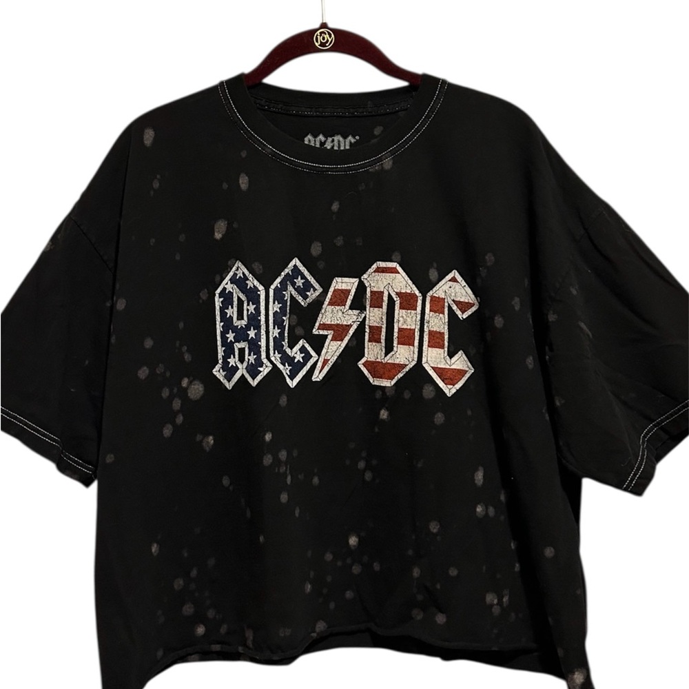 NWOT AC/DC Graphic Band Tee 1980 US Tour